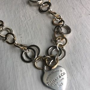 Vintage Tiffany & Co. gold & silver bracelet